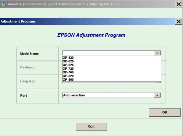 Epson Xp520 Adjustment Program